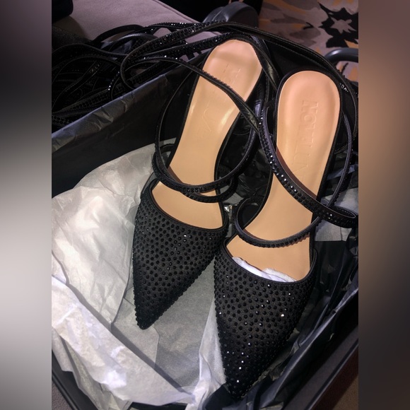 Black scrappy studded heels - Picture 6 of 7